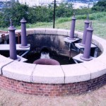 高尾浄水場着水井