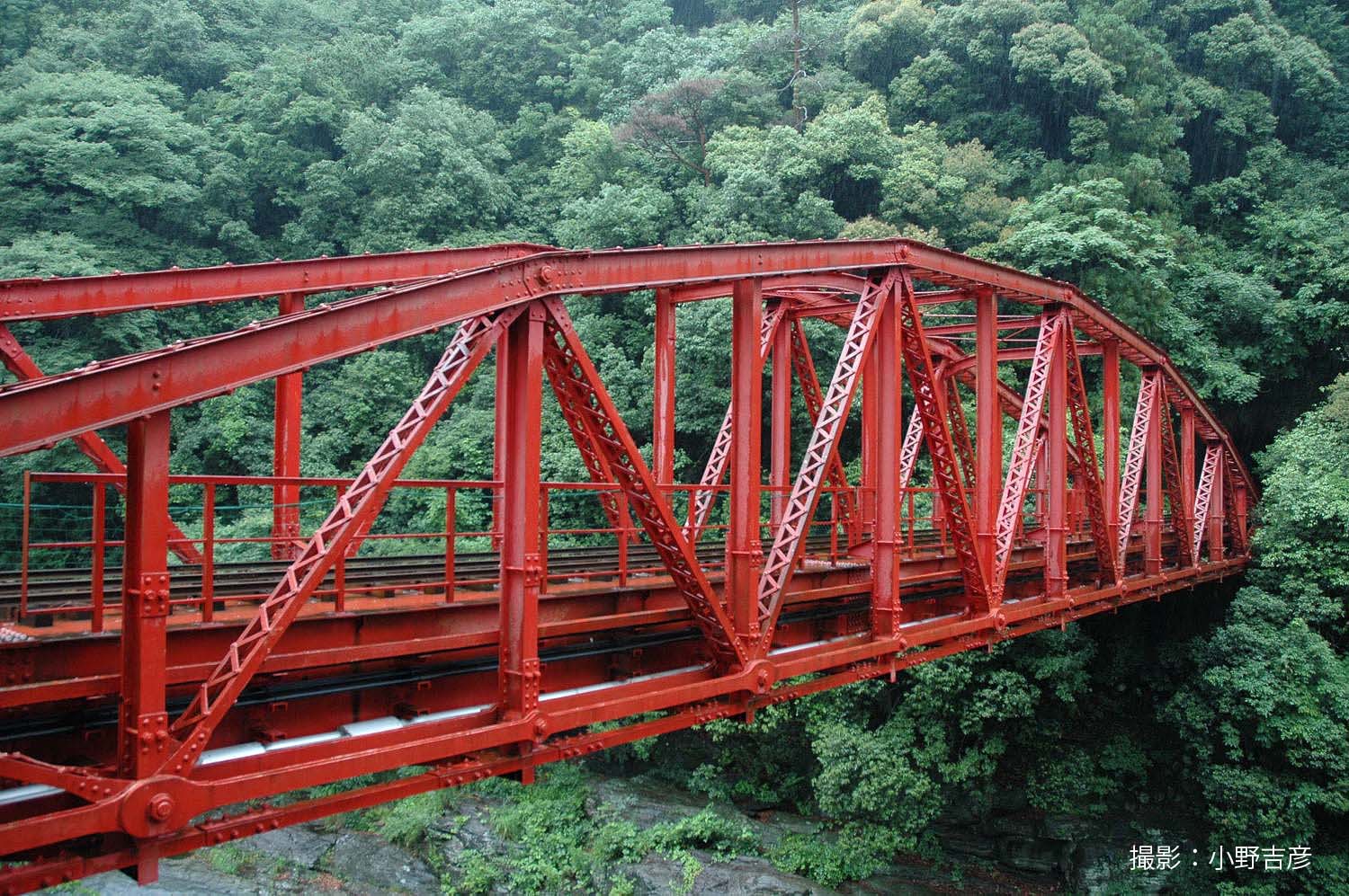 旧別子鉱山鉄道　端出場鉄橋・端出場隧道