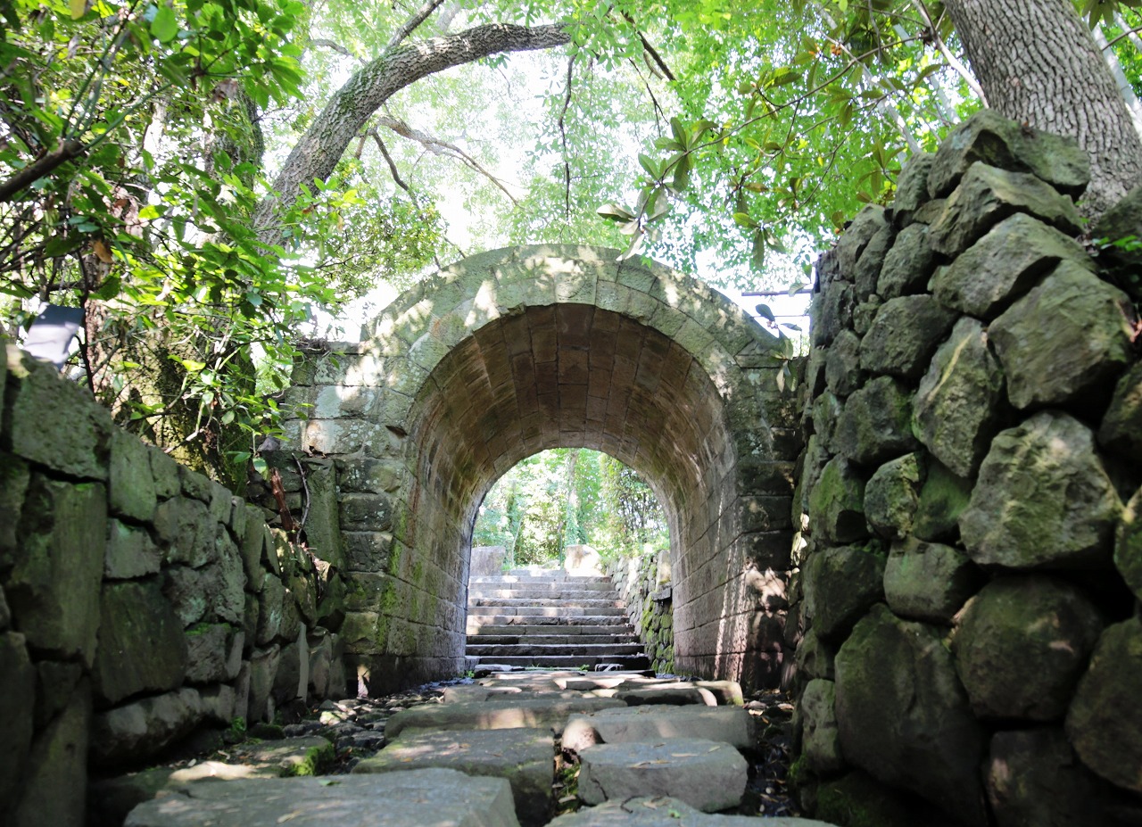 四国村　アーチ型橋